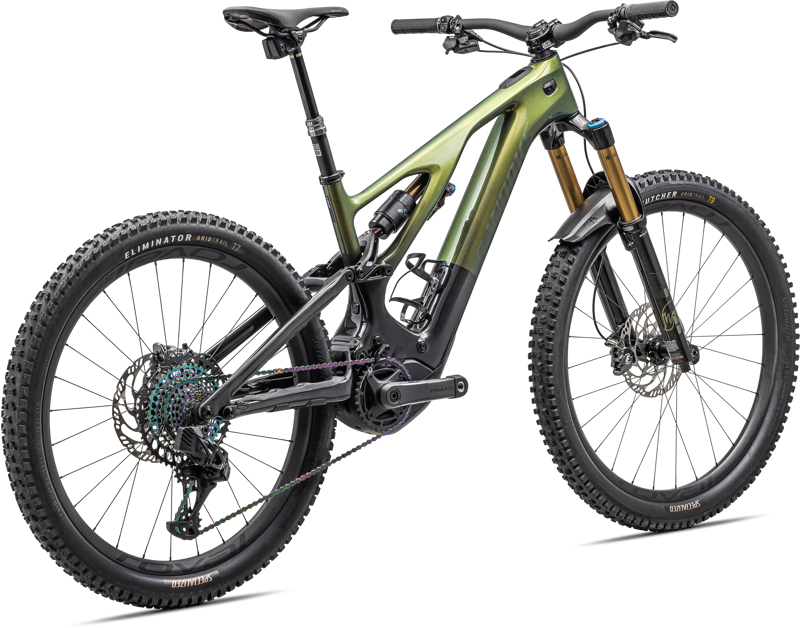 Specialized S-Works Turbo Levo Electric Full Suspension Mountain Bike 2025 in Gold/Carbon-1